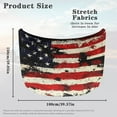 thumbnail image 7 of Uorisanigo Car Hood Cover Waterproof Elastic Hood Covers for Car Elastic Fabrics Can be Washed Stretch Polyester Fabric Vintage American Flag Cover Personalized Suitable for Cars, 7 of 7