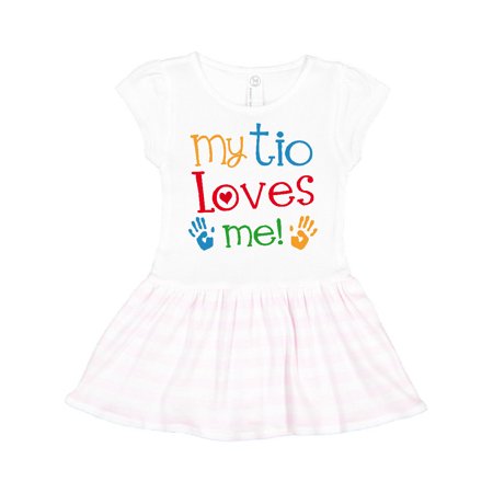 

Inktastic My Tio Loves Me Outfit Gift Toddler Girl Dress