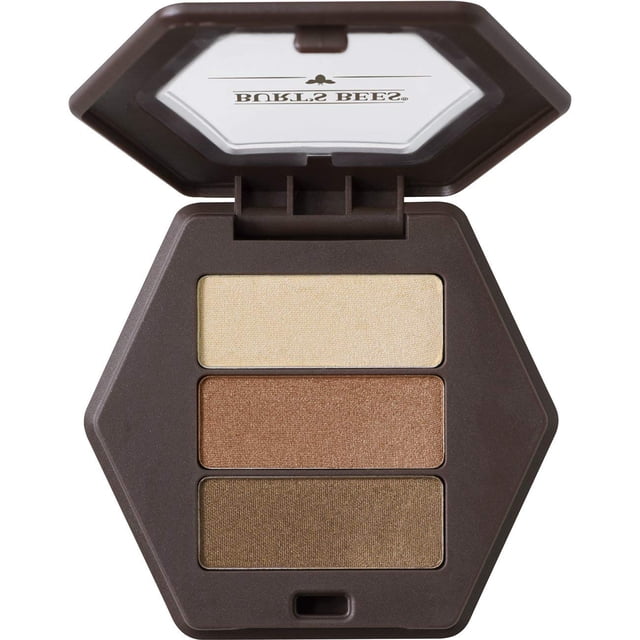 Paleta de sombras de ojos Burt's Bees 100% natural, 3 tonos
