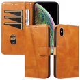 thumbnail image 1 of Phone Case for iPhone XS MAX Magnetic PU Leather Card Slots Durable Wallet Cover, 1 of 5
