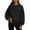 Black, variant on Crewneck Sweatshirts Women Cute Long Sleeve Pullover Tops Oversized Solid Color Loose Sweatshirt Shirts Fall Winter Clothes for Women Teen Girls Black M