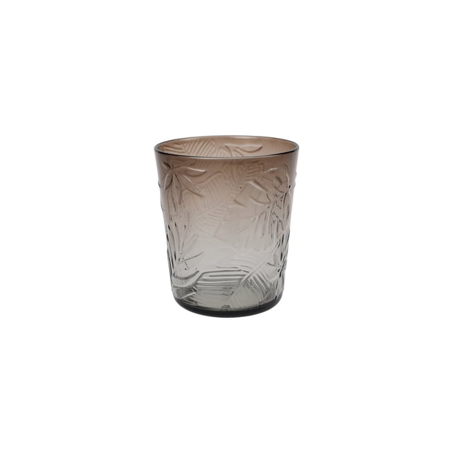 Hometrends Spray Acrylic Embossed Leaf Lowball 447mL