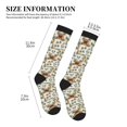 thumbnail image 4 of Sikiie Hawaiian Style 1 Pairs Compression Socks for Men and Women 15-20 mmHg Running Support Socks, 4 of 7