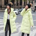 thumbnail image 1 of Women's Hooded Down Jacket Long Winter CoatM Green, 1 of 4