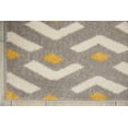 thumbnail image 5 of Nourison Harper Geometric Grey 5'3" x 7'3" Area Rug, (5x7), 5 of 6