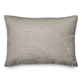 thumbnail image 2 of Creative Products Gray Circle Dot Pattern 14x20 Indoor / Outdoor Pillow, 2 of 3