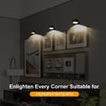 thumbnail image 2 of Yimei 3-Pack Battery Operated Picture Light Magnetic Painting Light, 2 of 5