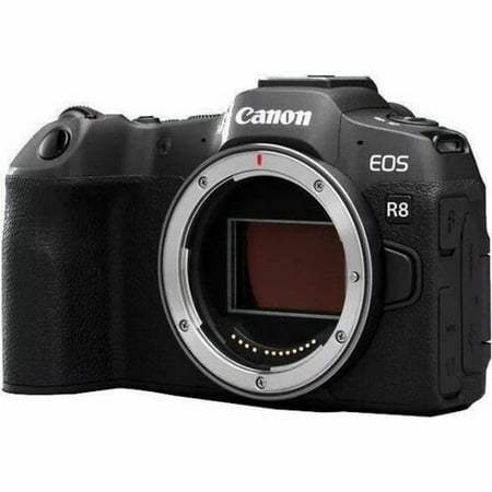 Canon EOS R8 24.2 Megapixel Full Frame Sensor Mirrorless Camera Body Only - CMOS Sensor - 3 Touchscreen LCD - Optical Viewfinder - 3840 x 2160 Video - 4K Recording - HD Movie Mode - Wireless LAN -...