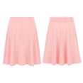 thumbnail image 2 of Eandarui Kids Girls Knee Length Skater Skirts Stretchy Pleated Casual School Uniform A-line Style Pink 14, 2 of 7