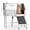 Right opening door, variant on Garvee 46 Inch Stainless Steel Dog Washing Station with Walk-in Ramp, Heavy Duty Pet Grooming Bathtub, Brushed Finish, Right Door Options
