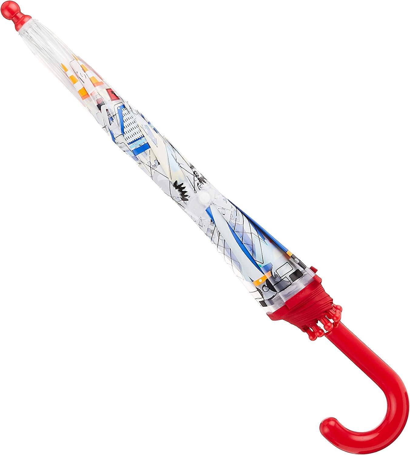 Floss & Rock Color Changing Umbrella Kids,  Construction Vehicles Umbrella