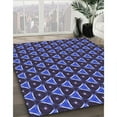 thumbnail image 2 of Ahgly Company Indoor Round Patterned Blue Whale Blue Area Rugs, 8' Round, 2 of 6