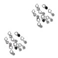 thumbnail image 1 of kurtrusly 10 Bronze Zip Pullers/ for Zipper Pull Sliders Head Repair Kit Durable and Stylish Type 2 2Set, 1 of 6