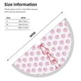 thumbnail image 6 of Christmas Tree Skirt, Pink Paw Christmas Tree Decorations Indoor, Tree Skirts Mat With Tassel Trim for Halloween New Year Holiday Christmas Party Decor 48 Inches, 6 of 7