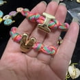 thumbnail image 4 of LF Personalized Bubble Letter Woven Bracelet for Women,Custom Initial Name Bracelet with Adjustable Braided Cord,Stylish Friendship for Mom,Wife,Sisters,Best Friends,colorful, 4 of 8