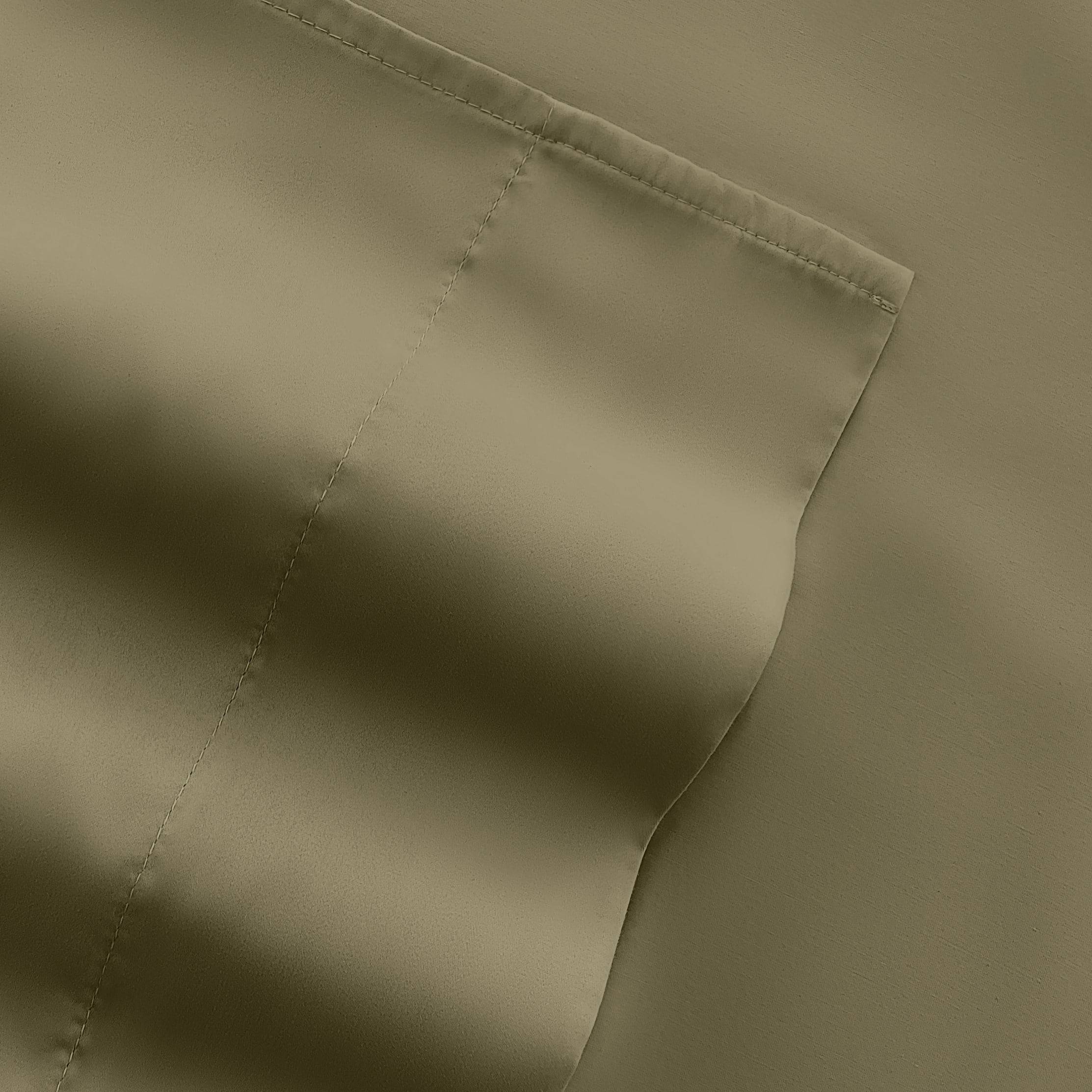 California King, Sage Solid Microfiber 6 Piece Bed Sheet Set, by Noble Linens