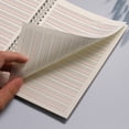 thumbnail image 4 of Musbetu A5/B5 English Notebook Twin-wire Binding 80 Sheets Eye Protection Beige Paper English Writing Exercise Book Student Stationery School Supplies, 4 of 7