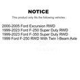 thumbnail image 2 of TOR Front Lower & Upper Suspension Ball Joints Kit for Car Ford F-350 Super Duty F-250 Excursion RWD - Left Right Side (Driver Passenger) KTR-101818, 2 of 2