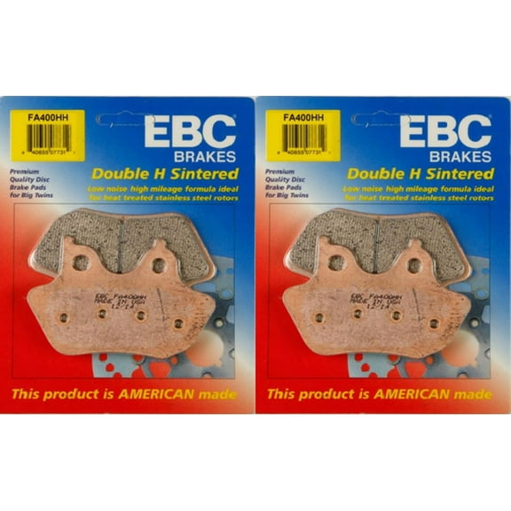EBC Brake Pad Kit FA400HH for Harley-Davidson FLHT/FLHTI/FLHTCU-I/FLTR/FLTRI 2000-2007