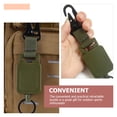 thumbnail image 3 of Houderco Multi-Use Retractable Hanging Buckle in Olive Green for Climbing Camping and Fishing, 3 of 8