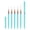 blue, variant on 5PCS Nail Art Liner Brush Set - Professional 7/9/11/15/25mm Detail Paint Brushes for UV Gel Polish Painting, Fine Drawing & Long Lines - Pink ABS Handle