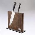thumbnail image 2 of Zassenhaus Magnetic Wood Knife Block for Kitchen Counter, 11" x 3.5", Medium Ash, 2 of 3