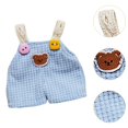 thumbnail image 6 of yotijay Cute Doll Bodysuit Comfort Gifts DIY Supplies Pretend Play Toy Doll Overalls Blue, 6 of 9