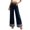 Blue, variant on Levmjia Women's High Waisted Wide Leg Jeans Cuffed Hem Denim Pants Casual Loose Fit Baggy Trousers with Pockets Solid Color
