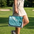 thumbnail image 4 of COEQINE 2-Seater Golf Cart Seat Towel Blanket with Portable Fold Design and Handle, 51.2"x30.3" Universal Fit, Quilted Seat Cover, 4 Pockets, Machine Washable, Beach Starfish Seashell Conch, 4 of 8