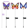 thumbnail image 5 of Rirool Solar Garden Lights, Fiber Optic Butterfly Color-Changing LED Decor, Waterproof Outdoor Yard Art (3 Pack), 5 of 9