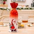 thumbnail image 4 of Funda para botella de vino de Navidad, bolsas reutilizables para botellas de vino para decoración de fiesta en casa de boda de Navidad, 4 of 5