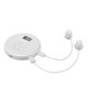 thumbnail image 1 of Clic automático Silencioso Velocidad ajustable Vinculador físico Tapper automático Teléfono 2 cabezas blancas, 1 of 9