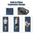 thumbnail image 4 of TOMSHOO 10cm Extra Thick Inflatable Mattress with Built-in Pump for Camping, Hiking, Travel, Tent, 4 of 4