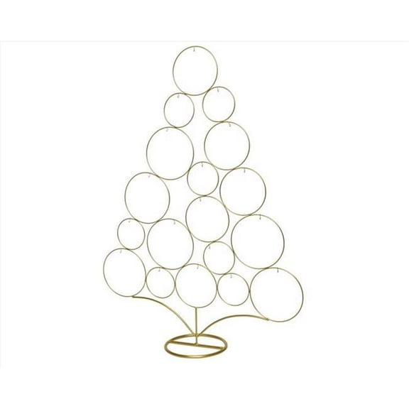 Decoris Gold Tree Display Centerpiece 33 in.