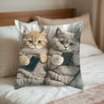 thumbnail image 6 of 1Pc Cute Animals Print Pillow Set Bedroom Living Room Sofa Cushion 18x18 inch For Couch Sofa Living Room Bedroom, Cat Lover Gifts, 6 of 6