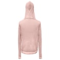 thumbnail image 6 of CAIXIA Womens Crochet Lightweight Cardigan Zip Up Hooded Long Sleeve Knit Sweaters Mesh Beach Swim Cover Up, 6 of 9