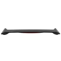 Ikon Motorsports Rear Trunk Deck Lid Spoiler Wing Lip W/LED Brake Light Exterior Auto Parts Compatible With 2006-2011 Honda Civic 8th Gen Sedan 4-Door Si Style Painted #NH731P Crystal Black Pearl ABS