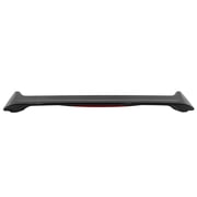 Ikon Motorsports Rear Trunk Deck Lid Spoiler Wing Lip W/LED Brake Light Exterior Auto Parts Compatible With 2006-2011 Honda Civic 8th Gen Sedan 4-Door Si Style Painted #NH731P Crystal Black Pearl ABS