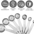 thumbnail image 6 of Kaluns 16-Pc Stainless Steel Measuring Cups and Spoons Set with Leveler & Measurement Card, 6 of 9