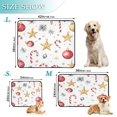 thumbnail image 3 of Qxltty A Pattern with Watercolor Christmas Ornaments Cat litter Pads Pet Set of 3 Diaper Mats Center Anti-leakage Layer Absorbent Soft and Comfortable, 3 of 7