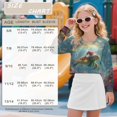 thumbnail image 7 of DISNIMO Christmas Sea Turtle Print Girls Sweatshirt Crop Tops for Kids Teens Cropped Crew Neck Pullover Tops Soft Loose T Shirt Fashion Long Sleeve Clothes, 7 of 7