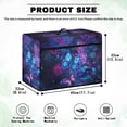 thumbnail image 7 of ZIATUBLE Butterfly Sewing Machine Dust Cover Floral Pattern Sewing Machine Protect Cover Stain Resistant Sewing Machine Dust Cover with Storage Pocket Compatible Most Sewing Machine, 7 of 7