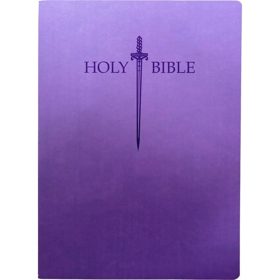 King James Version Easy Read Bible Kjver Sword Holy Bible, Large Print, Royal Purple Ultrasoft, Thumb Index: (King James Version Easy Read, Red Letter), (Hardcover)
