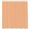 thumbnail image 3 of Ambesonne Chevron Shower Curtain, Orange Wavy Stripe Abstract, 69"Wx84"L, Orange and White, 3 of 3