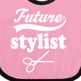 thumbnail image 4 of Inktastic Future Stylist Childs Occupation Boys or Girls Baby Bib, 4 of 4