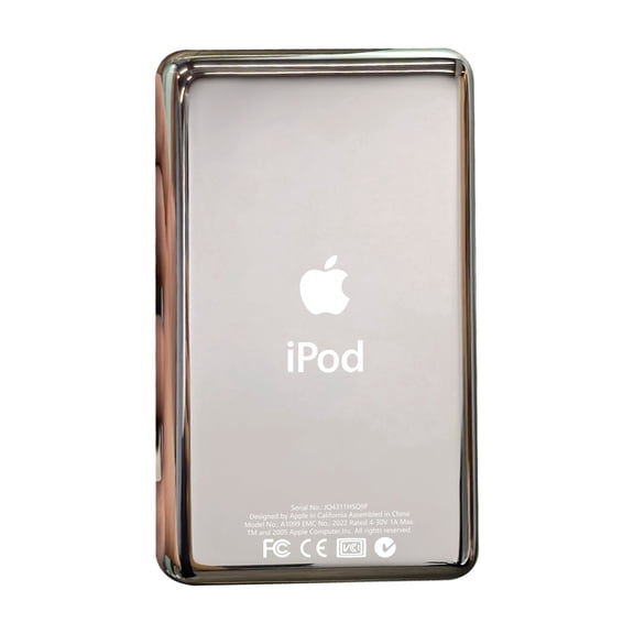 Replacement Back Housing for iPod Classic 4th / Photo Blank Silver Plate Shell