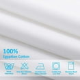 thumbnail image 6 of Wyoming King Size 4 Piece Bed Sheet Set, 600 Thread Count, 22" Deep Pocket, Sateen Finish Sheet Set, Super Comfy, College Bed Sheet Set - Light Blue Solid., 6 of 6