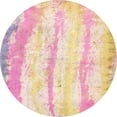 thumbnail image 1 of Ahgly Company Indoor Round Abstract Sun Yellow Abstract Area Rugs, 8' Round, 1 of 6