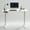 White, variant on BOFANG 55" Electric Standing Desk with USB Charger, Height Adjustable Home Office Desk,Oak