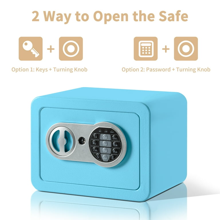 Locksworth Electronic Safe Box, 0.2 Cu Ft Steel with Fireproof Bag photo 4